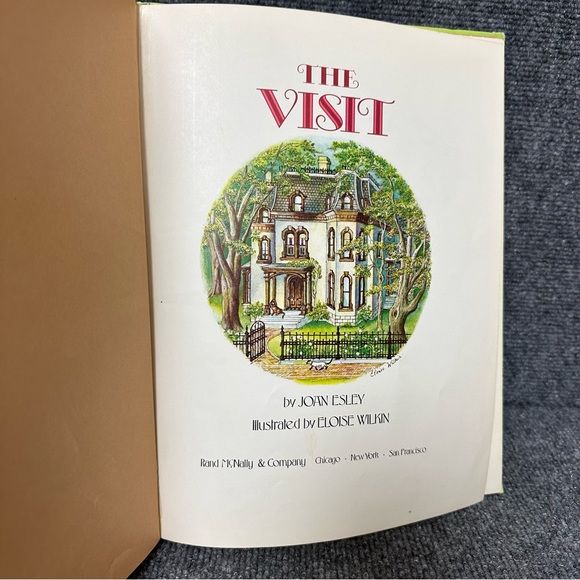 The Visit by Joan Esley Eloise Wilkin FIRST printing 1980 hardcover 9x12 vintage - Picture 4 of 15